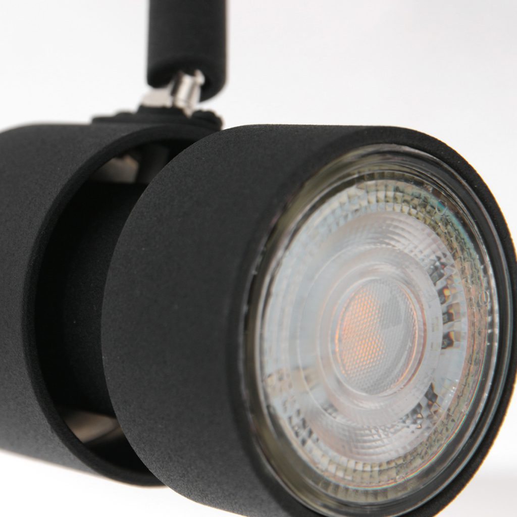 Moderne metalen plafonnière zwart Steinhauer Natasja led - Afbeelding 5