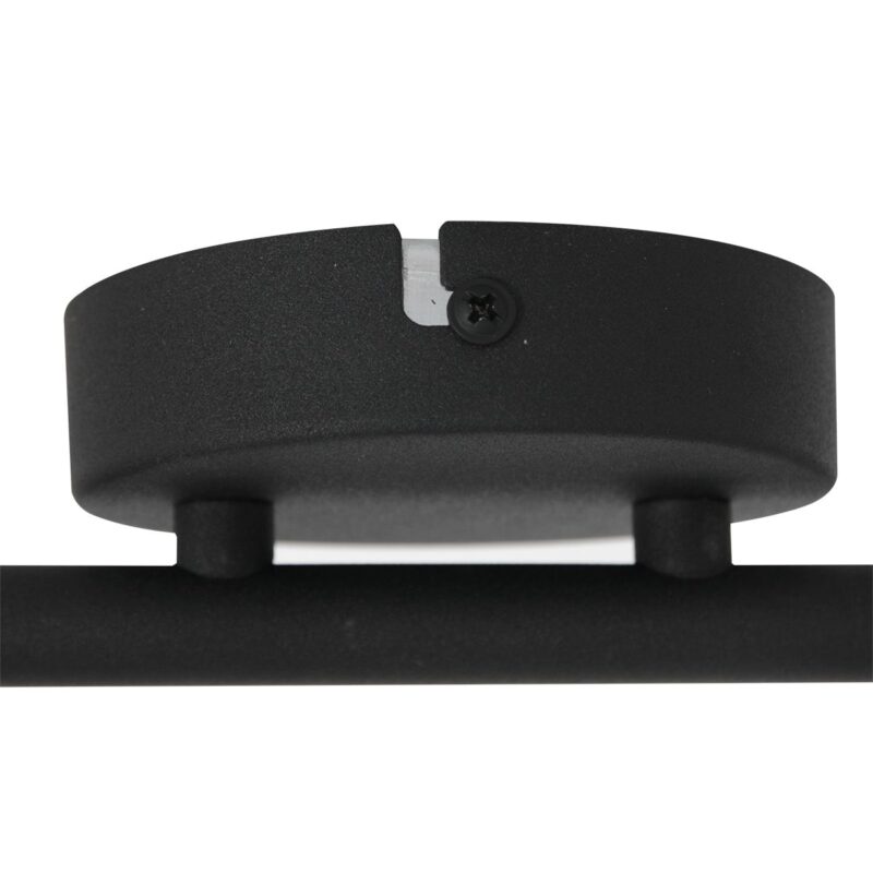 Moderne metalen plafonnière zwart Steinhauer Natasja led - Afbeelding 10