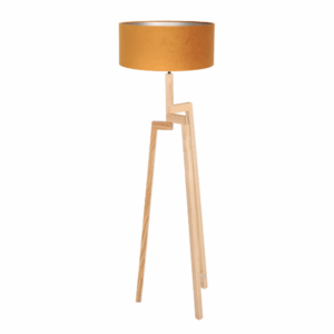 Mexlite Sabi vloerlamp - Ø 50 cm - E27 fitting - Okergeel