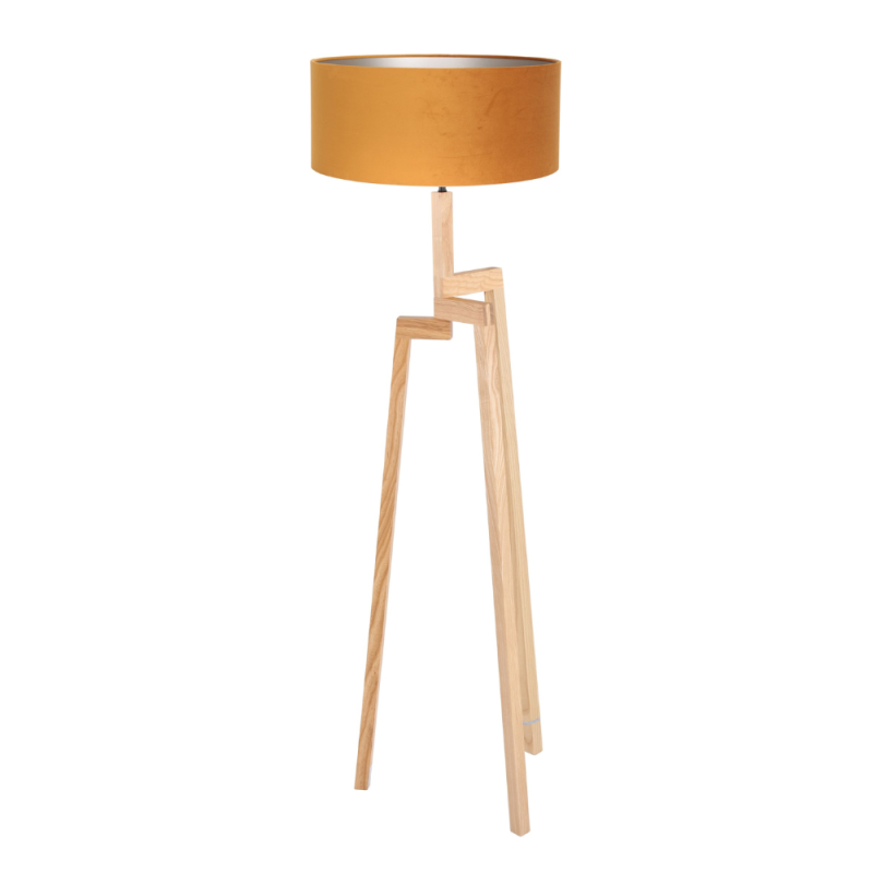 Mexlite Sabi vloerlamp - Ø 50 cm - E27 fitting - Okergeel