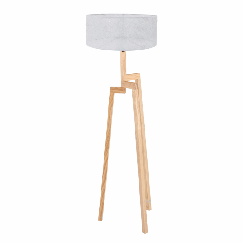 Mexlite Sabi vloerlamp - Ø 50 cm - E27 fitting - Zilver