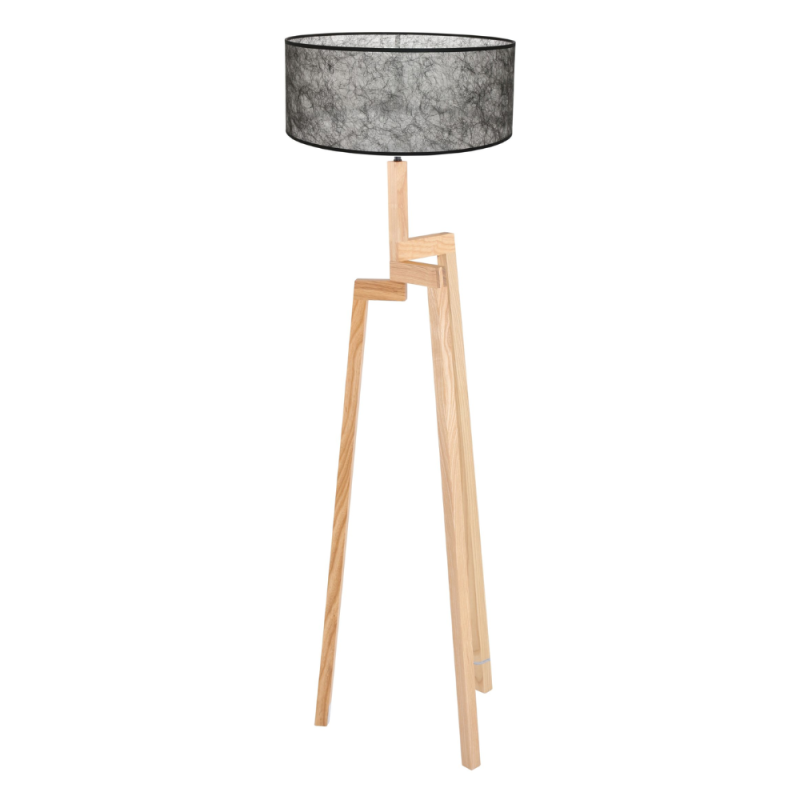 Mexlite Sabi vloerlamp - Ø 50 cm - E27 fitting - Zwart
