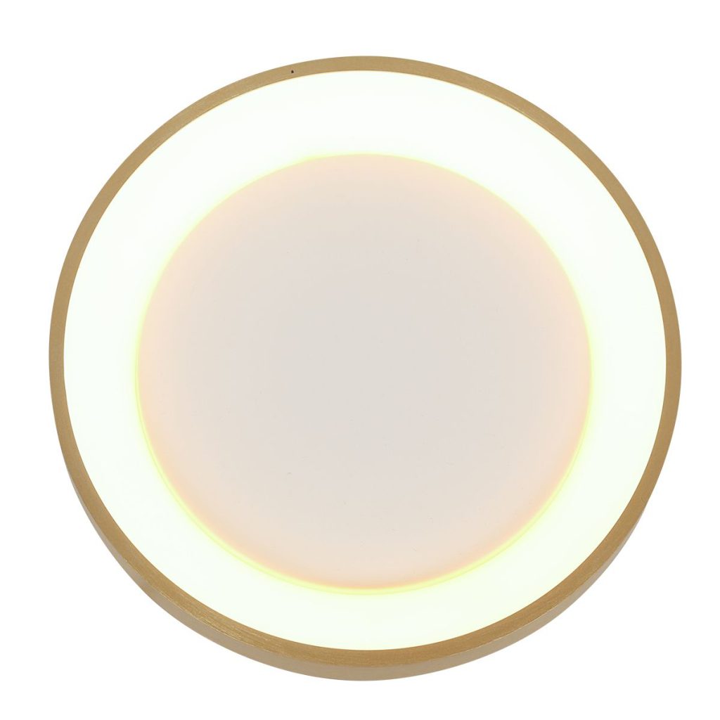 Minimalistische Gouden LED Plafondlamp Rond Steinhauer Ringlede - Afbeelding 9