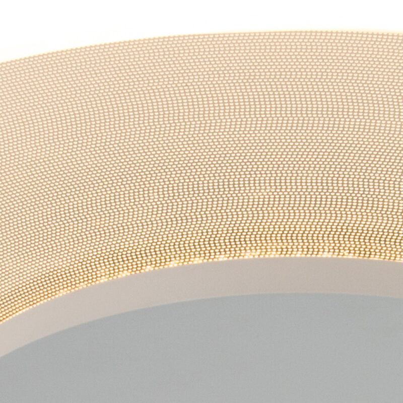 Moderne metalen witte kunststof plafonnière Steinhauer Lido - Afbeelding 5