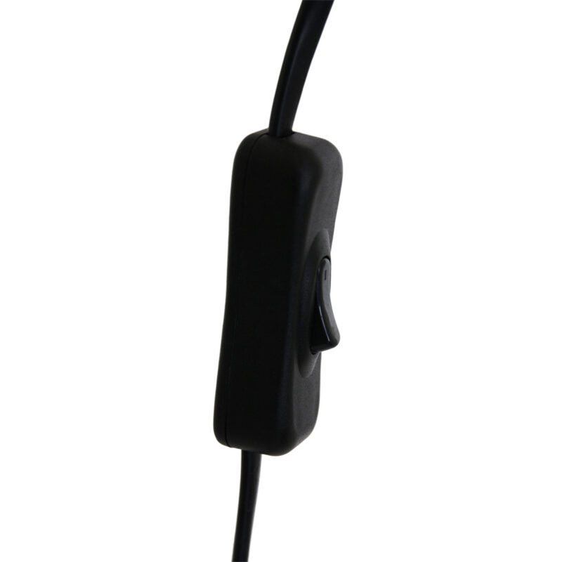 Trendy zwarte metalen tafellamp Mexlite Minimalics - Afbeelding 12