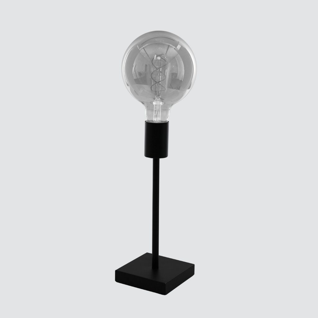 Trendy zwarte metalen tafellamp Mexlite Minimalics - Afbeelding 16