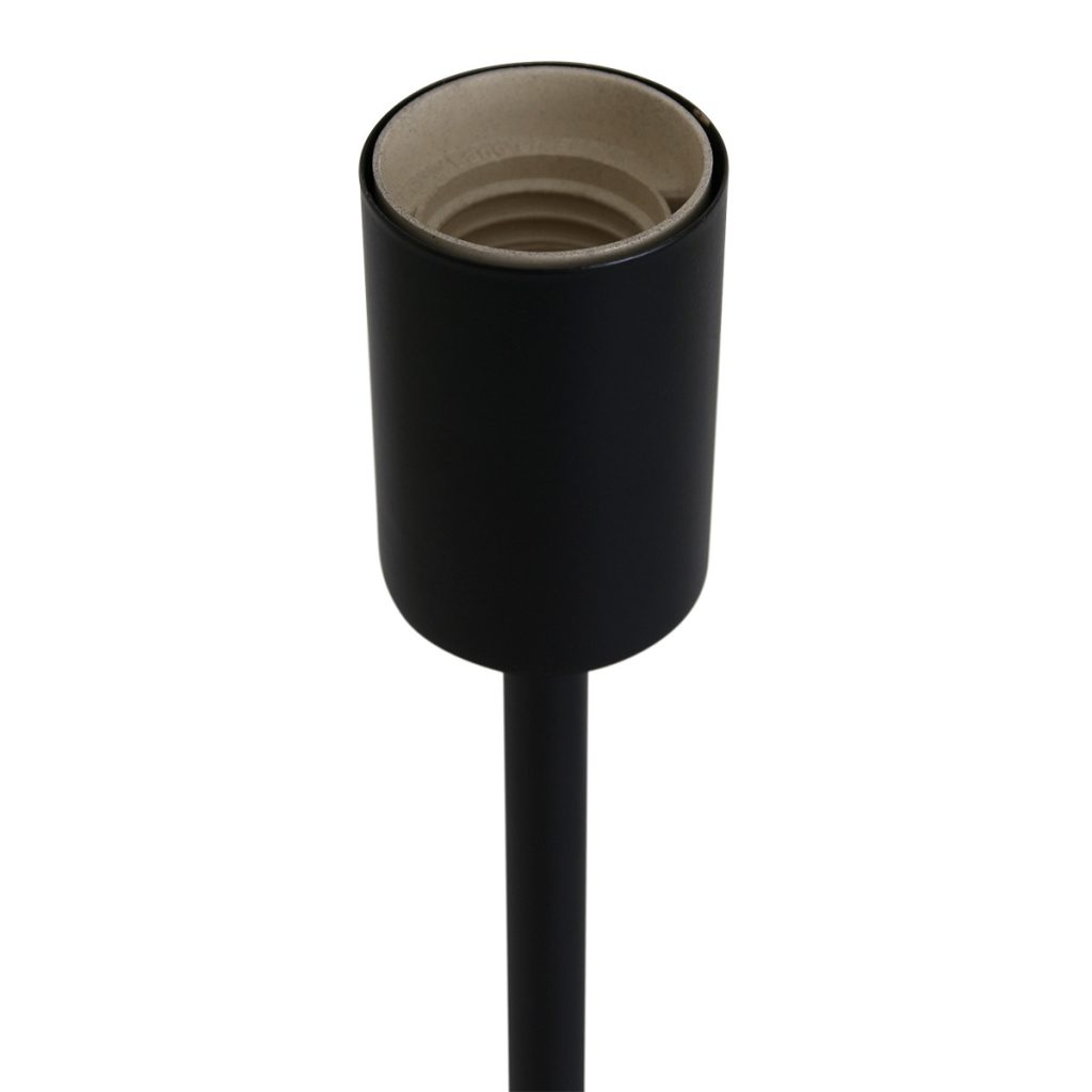 Trendy zwarte metalen tafellamp Mexlite Minimalics - Afbeelding 6