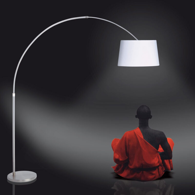 Modern booglamp armatuur Steinhauer Sparkled light - Afbeelding 4
