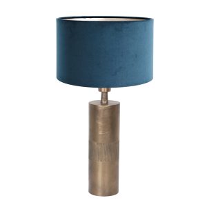 modern-klassieke-tafellamp-tafellamp-steinhauer-bassiste-blauw-en-brons-3424br