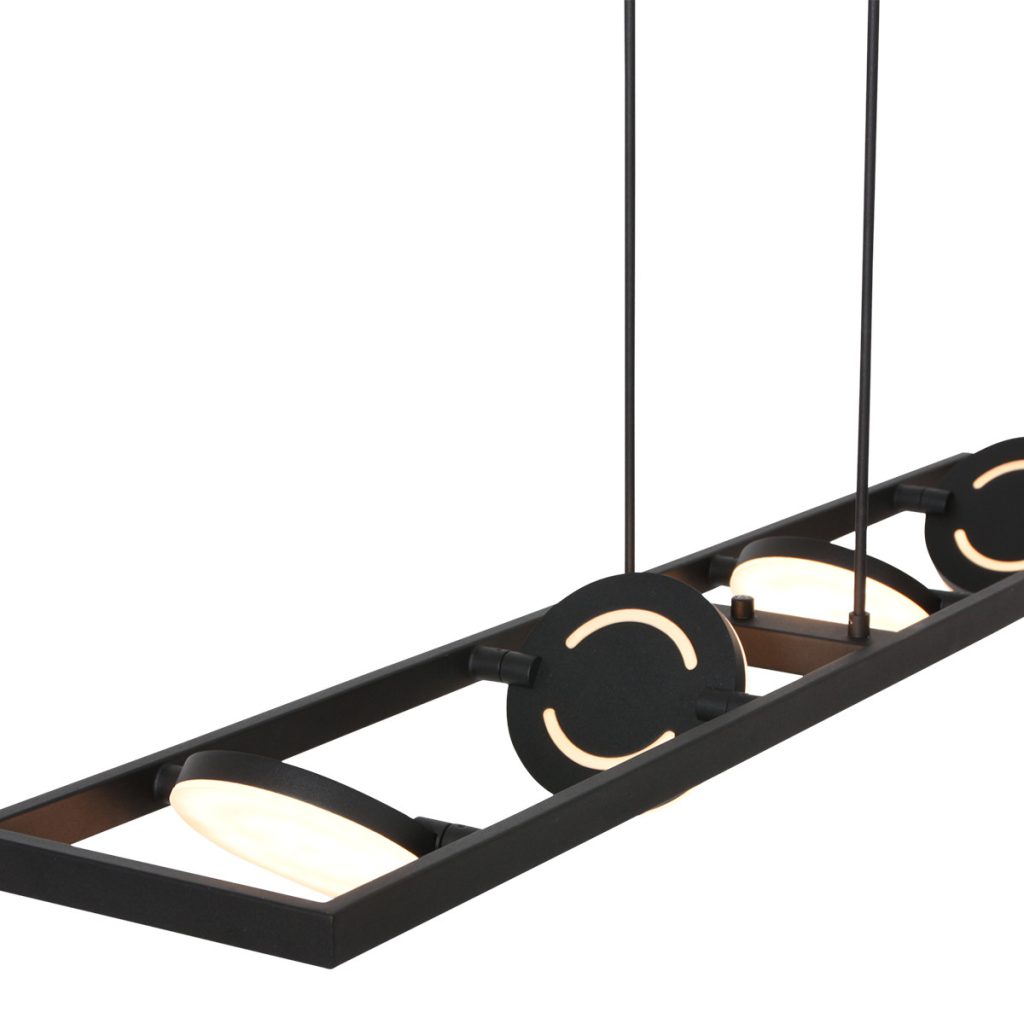 Moderne hanglamp zwart metaal Steinhauer Soleil - Afbeelding 13