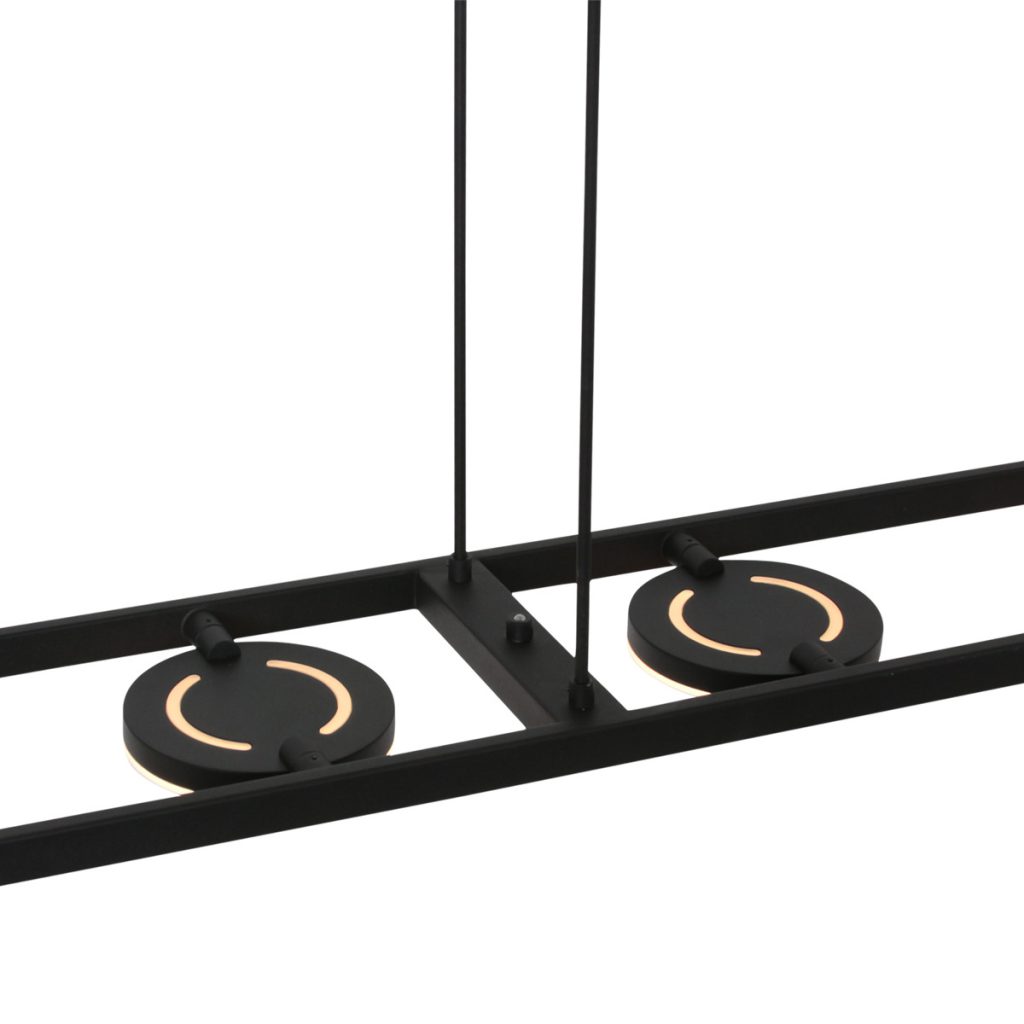 Moderne hanglamp zwart metaal Steinhauer Soleil - Afbeelding 14