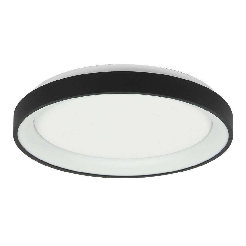 Modern Zwart Rond LED Plafondlamp Steinhauer Ringlede - Afbeelding 2