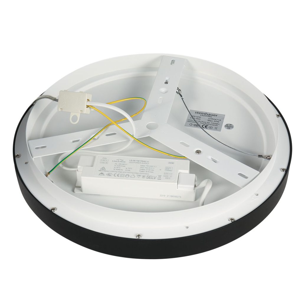 modern-zwart-rond-led-plafondlamp-plafonnieres-steinhauer-ringlede-wit-en-zwart-3691zw-10