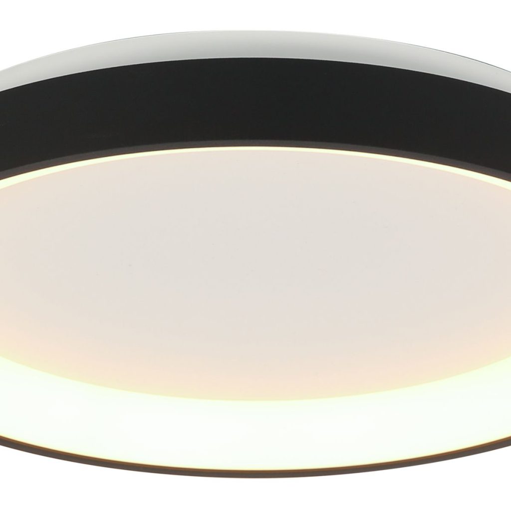 Modern Zwart Rond LED Plafondlamp Steinhauer Ringlede - Afbeelding 6