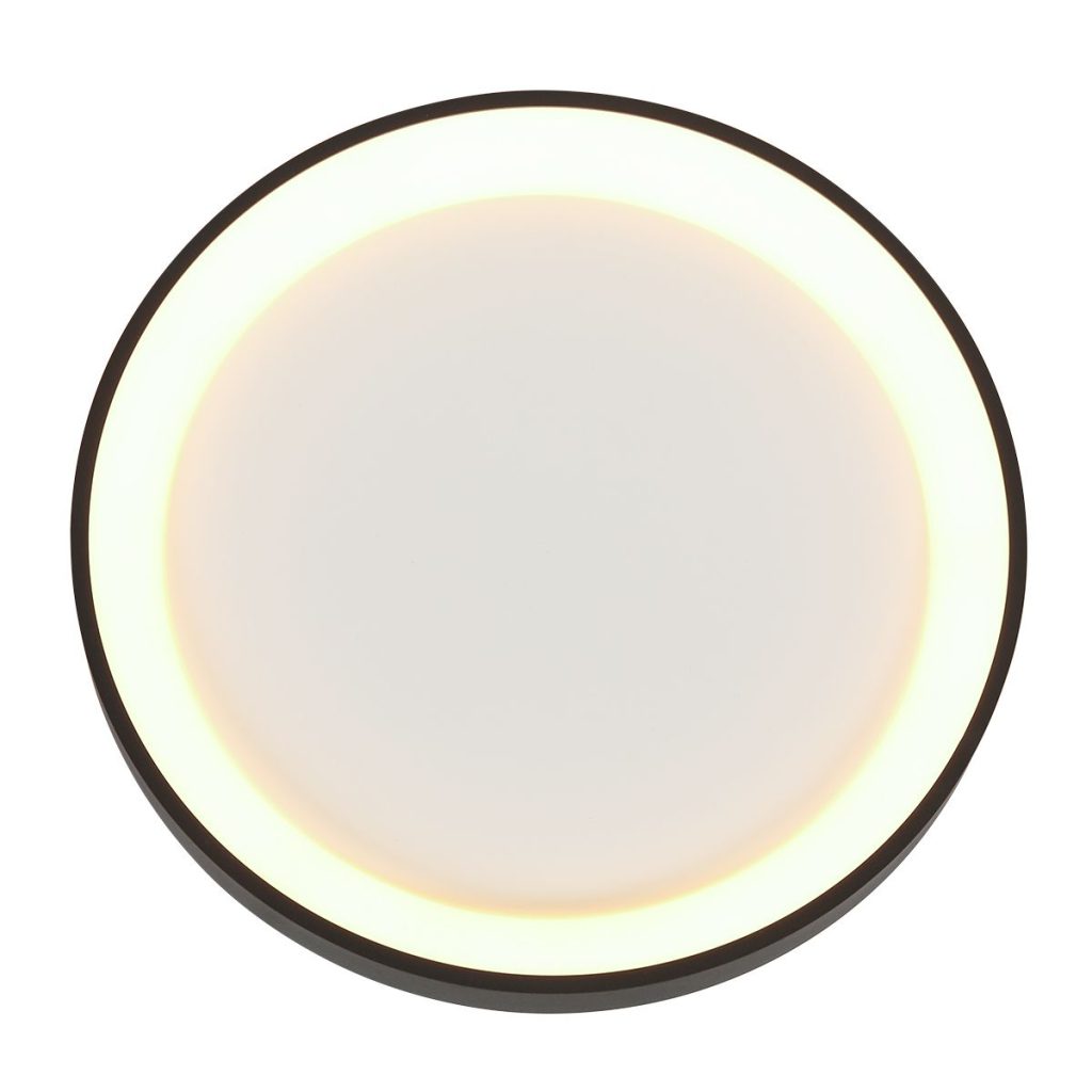 Modern Zwart Rond LED Plafondlamp Steinhauer Ringlede - Afbeelding 9