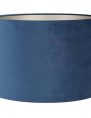 moderne-blauwe-lampenkap-met-zilver-light-and-living-velours-2230047