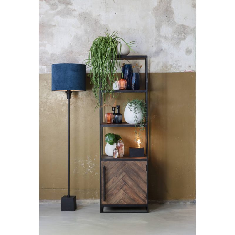 light&living-kap-velours-blauw-textiel-ø40cm-e27-2240047-1