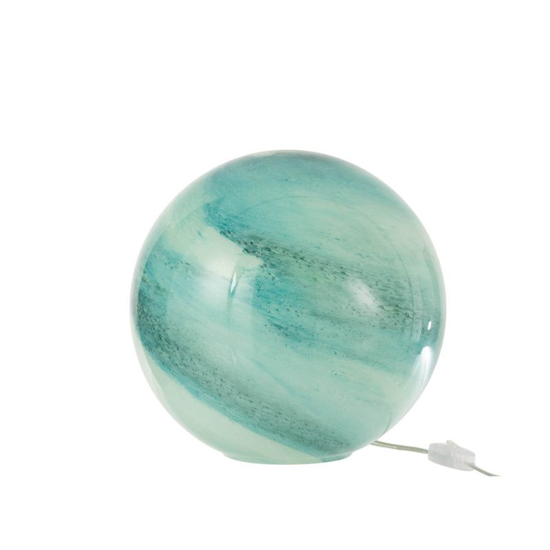 Moderne bolvormige blauwe tafellamp Jolipa Dany - Afbeelding 2
