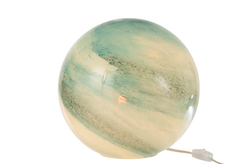 Moderne bolvormige blauwe tafellamp Jolipa Dany - Afbeelding 3