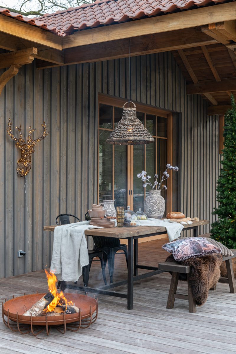 Moderne bruine wandlamp hert Jolipa Reindeer - Afbeelding 3