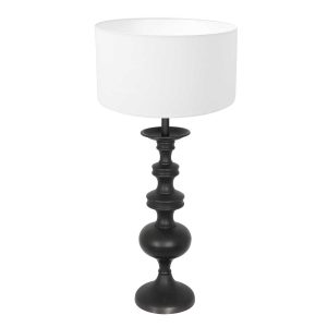 annelighting-tafellamp-lyons-zwart-houtlinnen-ø40cm-e27-3482zw-1
