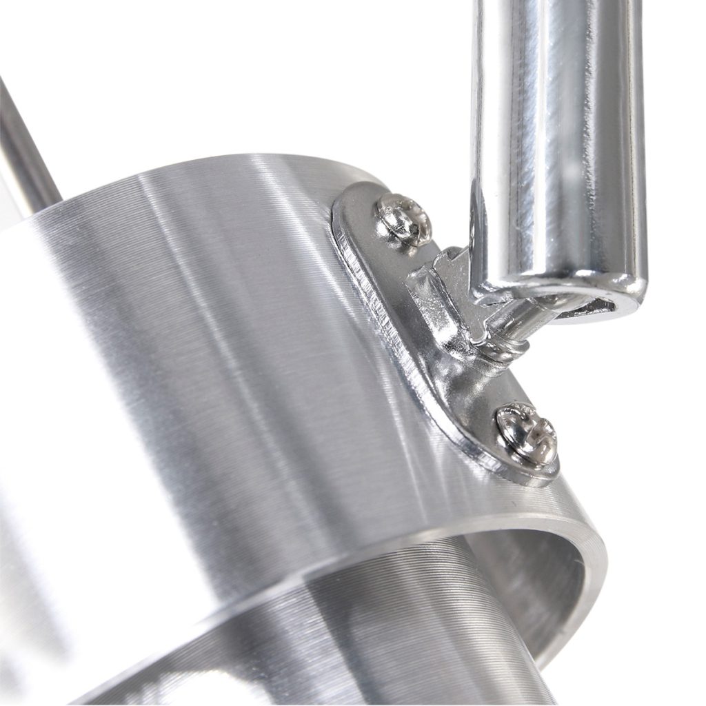 Moderne metalen stalen plafonnière Steinhauer Natasja led - Afbeelding 4