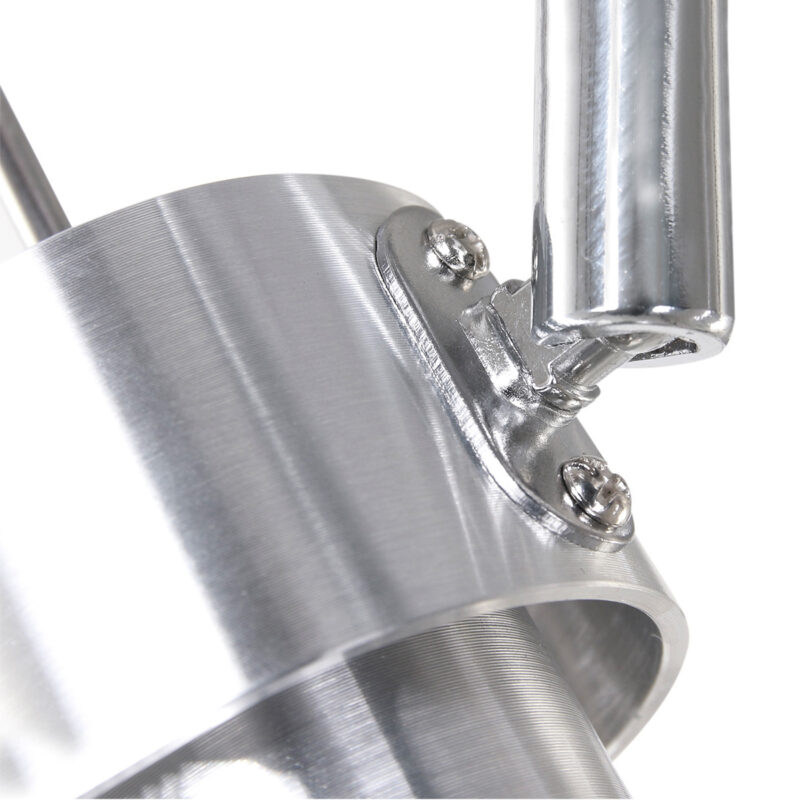 Moderne metalen stalen plafonnière Steinhauer Natasja led - Afbeelding 4