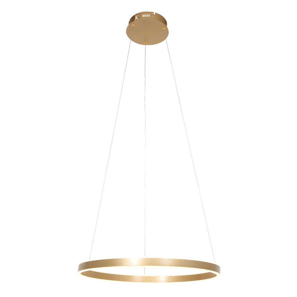Ringvormige design hanglamp goud Steinhauer Ringlux - Afbeelding 2