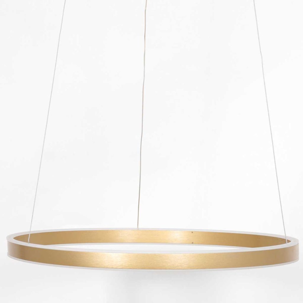 Ringvormige design hanglamp goud Steinhauer Ringlux - Afbeelding 4