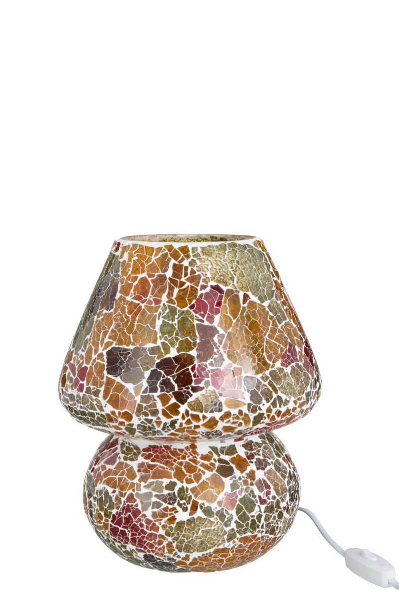 Moderne glazen tafellamp multicolor Jolipa Sunset - Afbeelding 3