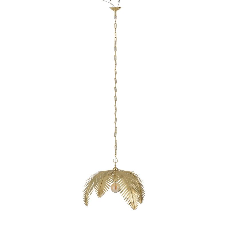 Moderne gouden hanglamp bladdecoratie Jolipa Lilly - Afbeelding 2