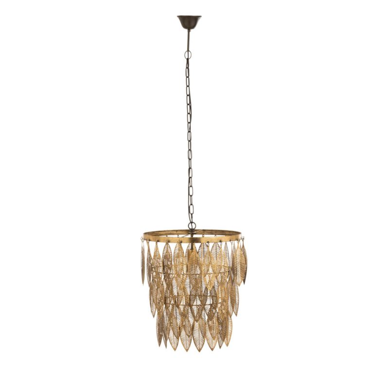 Moderne gouden veren kroonluchter hanglamp Jolipa Simone - Afbeelding 2