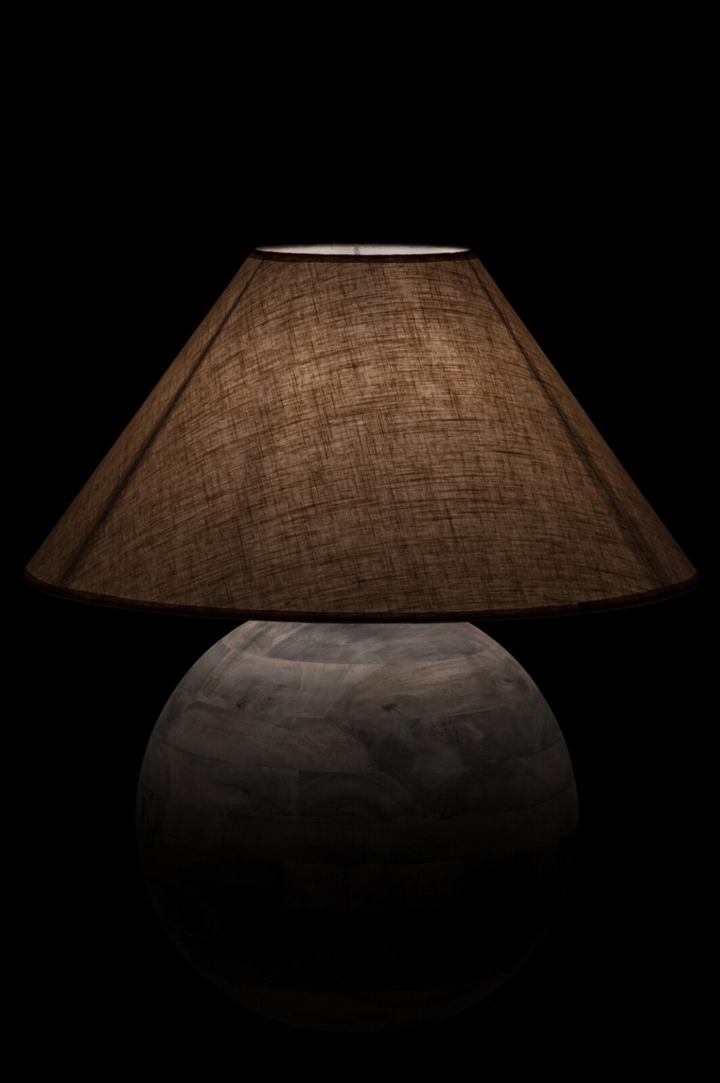 Moderne grijze met beige tafellamp Jolipa Barn - Afbeelding 4
