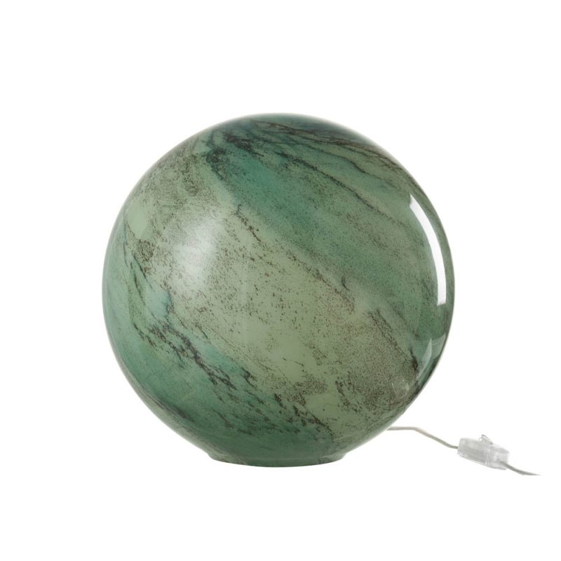Moderne groen met zwarte tafellamp Jolipa Dany - Afbeelding 2
