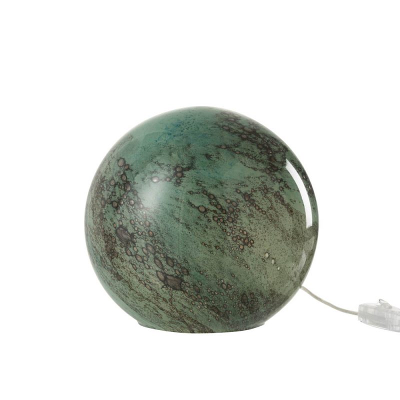 Moderne groene glazen tafellamp Jolipa Dany - Afbeelding 2