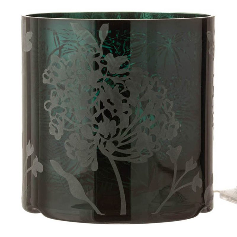 moderne-groene-tafellamp-bewerkt-glas-jolipa-puck-6021