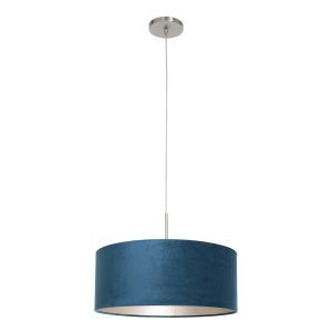 moderne-hanglamp-met-blauwe-kap-steinhauer-sparkled-light-8247st-1