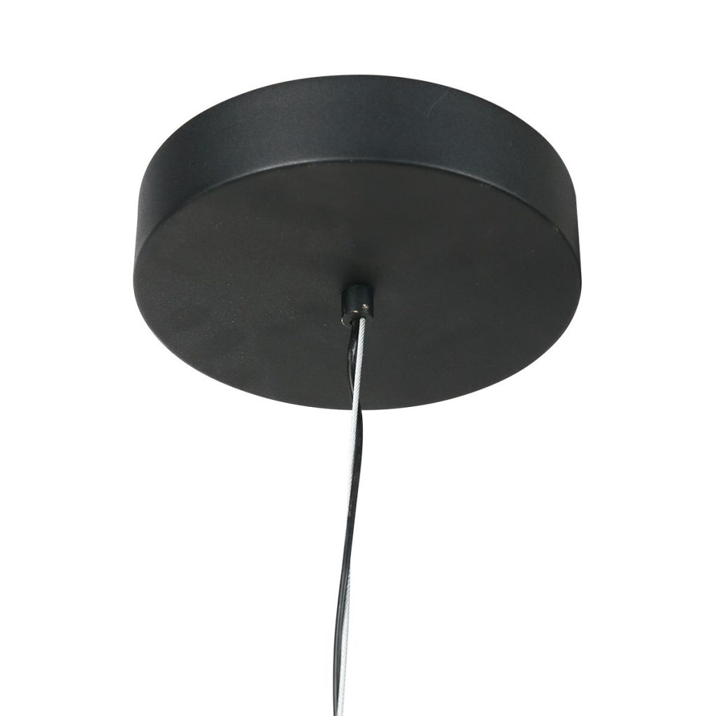 Moderne Hanglamp Zwart met Gouden Binnenkant Steinhauer Mykty - Afbeelding 14