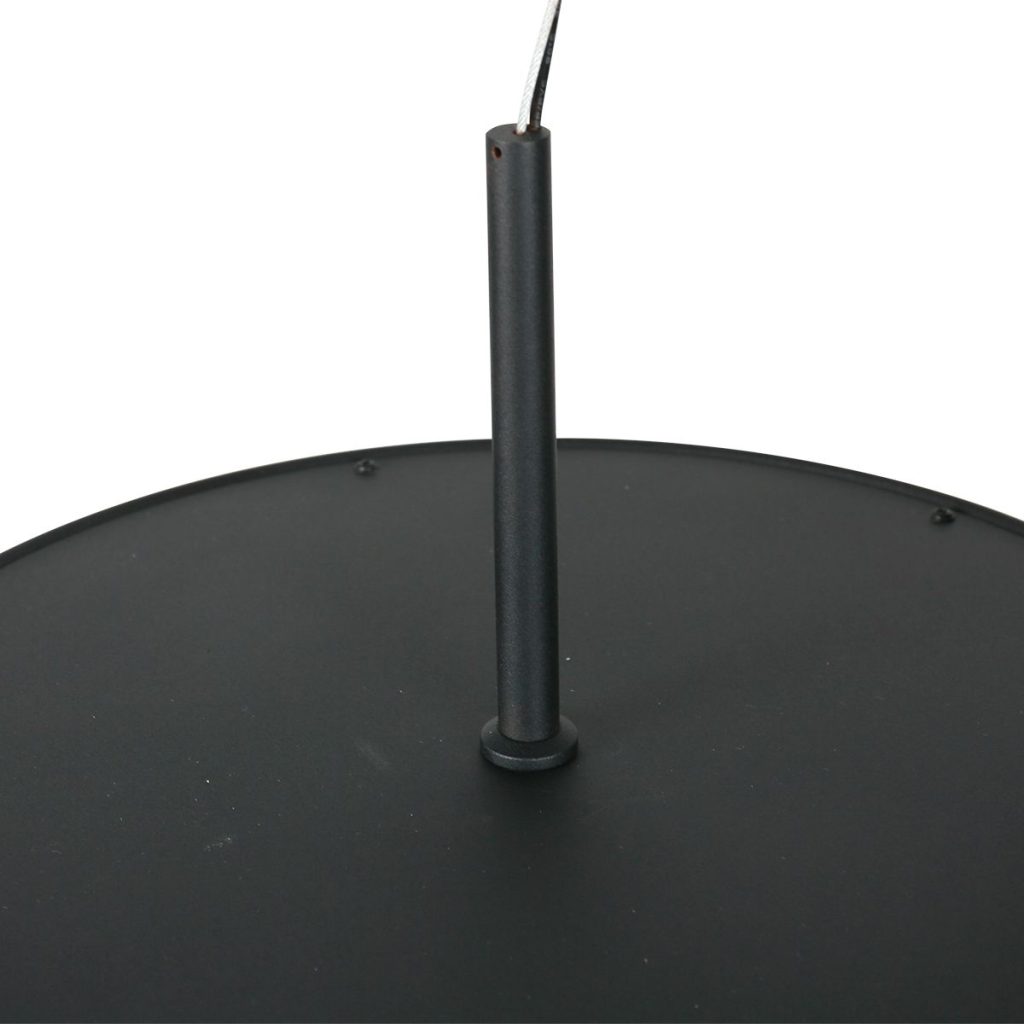 Moderne Hanglamp Zwart met Gouden Binnenkant Steinhauer Mykty - Afbeelding 5