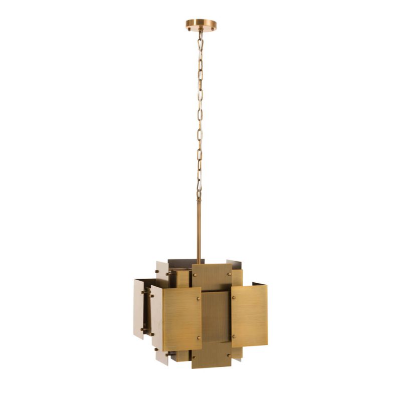 Moderne kubische gouden hanglamp Jolipa Angel - Afbeelding 2