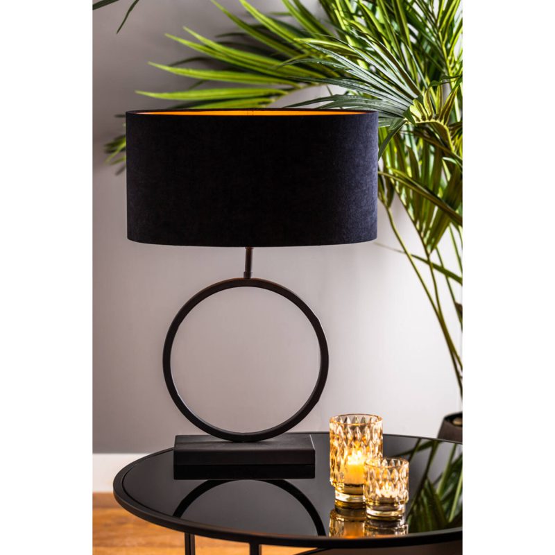 light&living-kap-velours-zwart-textiel-e27-3845322-1