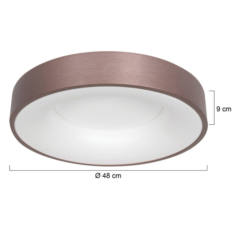 steinhauer-plafonniere-ringlede-brons-kunststofmetaal-ø48cm-led-2563br-1