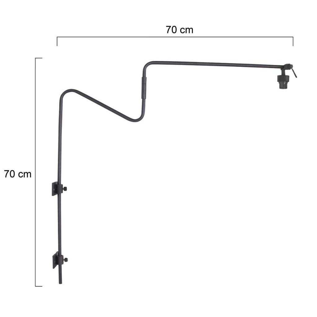 annelighting-wandlamp-linstrom-zwart-metaal-lossearmatuur-e27-3404zw-1
