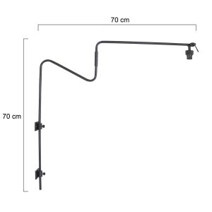 annelighting-wandlamp-linstrom-zwart-metaal-lossearmatuur-e27-3404zw-1
