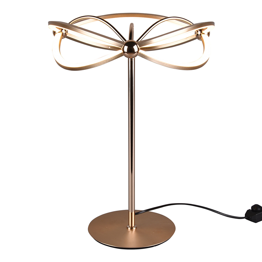 Moderne messing tafellamp Charivari Directlampen.nl