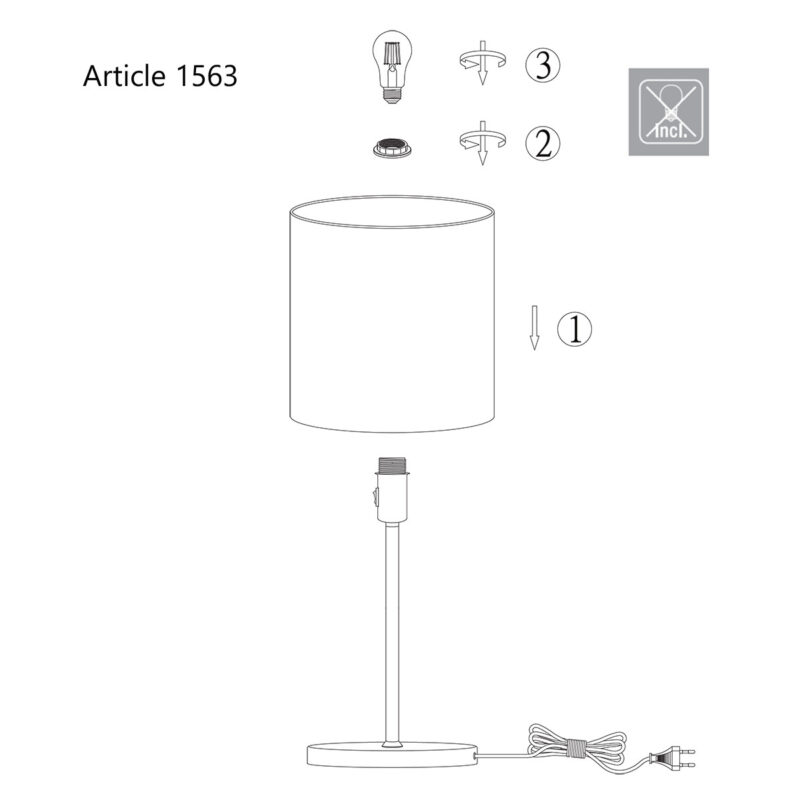 mexlite-tafellamp-noor-staal-metaalstof-ø20cm-e27-1563st-1