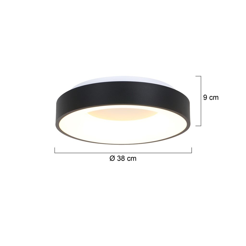 Moderne plafonnière rond LED Steinhauer Ringlede - Afbeelding 8