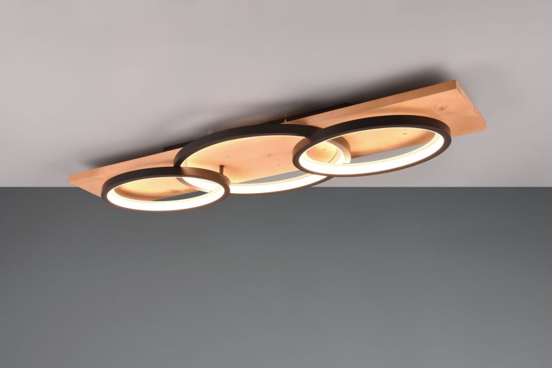 Moderne rechthoekige zwarte plafondlamp Barca - Afbeelding 3