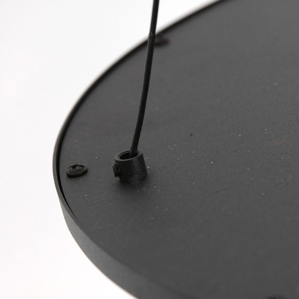 Moderne zwarte metalen hanglamp Steinhauer Ringlux - Afbeelding 13