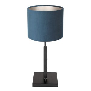 moderne-schemerlamp-met-blauwe-kap-steinhauer-stang-8249zw-1